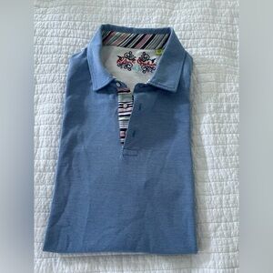 Robert Graham blue polo Sz 2XL EUC
